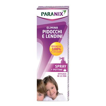 Spray paranix trattamento antipediculosi 100 ml + pettine regolamento mdr