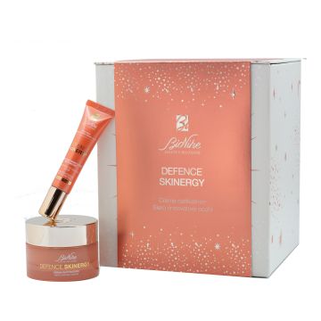 Kit natale 2022 defence skinergy siero rinnovatore occhi 15 ml + crema riattivatrice 50 ml