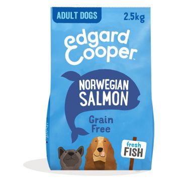 Edgard&cooper dog e adult dry salmon 7 kg