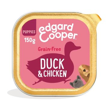 Edgard&cooper dog e puppy duck chicken 150 g Edgard&cooper dog e puppy duck chicken 150 g