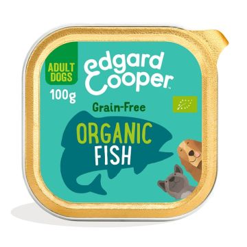Edgard&cooper dog e adult organic fish 100 g