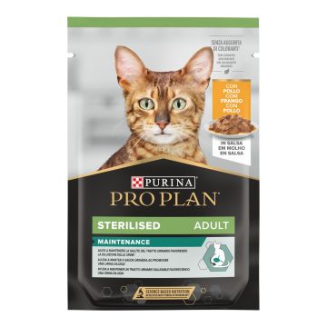 Pro plan wc sterilised teneri pezzetti in salsa con pollo 85 g