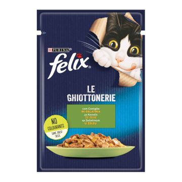 Felix le ghiottonerie coniglio in gelatina 85 g