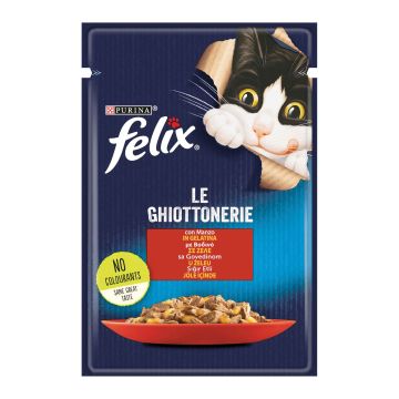 Felix le ghiottonerie manzo in gelatina 85 g