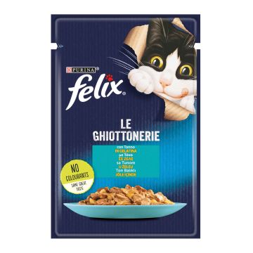 Felix le ghiottonerie tonno in gelatina 85 g