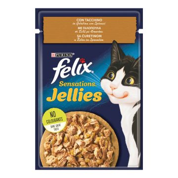 Felix sensations tacchino in gelatina spinaci 85 g