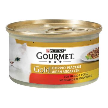 Gold doppio piacere manzo pollo 85 g
