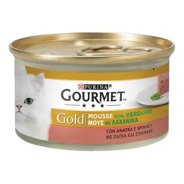 Gold mousse anatra un tocco di spinaci 85 g