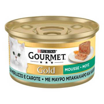 Gold mousse merluzzo delicate carote 85 g