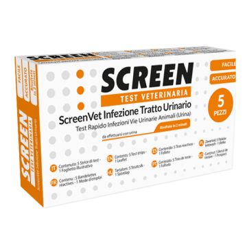 Screenvet test rapido infezione tratto urinario cane e gatto