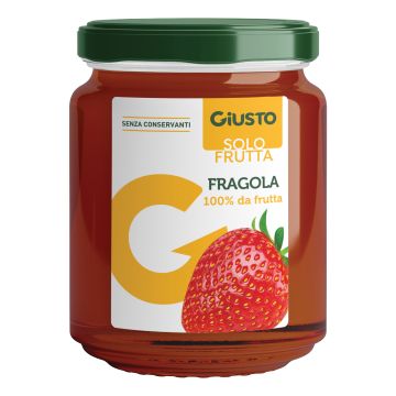 Giusto solo frutta marmellata fragole 284 g
