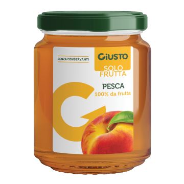 Giusto solo frutta marmellata pesca 284 g