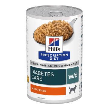 Prescription diet canine weight w/d 370g