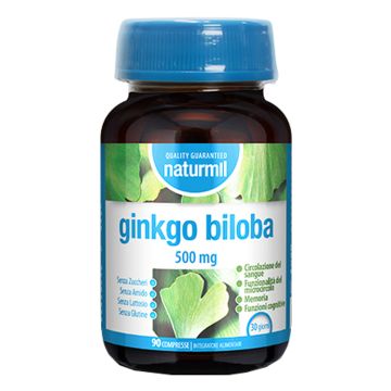 Naturmil ginkgo biloba 500 mg 90 compresse