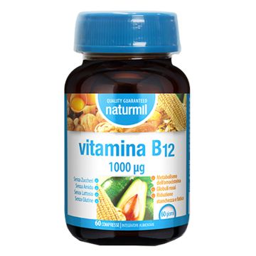 Naturmil vitamina b12 1000 mcg 60 compresse