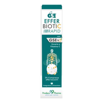 Gse efferbiotic rapid 20 compresse