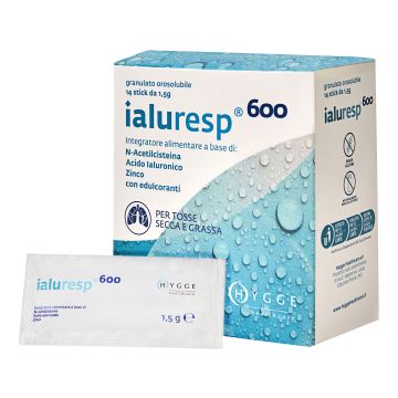 Ialuresp 600 granulato orosolubile 14 stick
