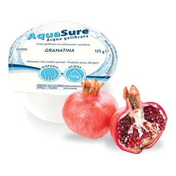 Aquasure acqua gelificata edulcorata granatina 24 pezzi da 125 g