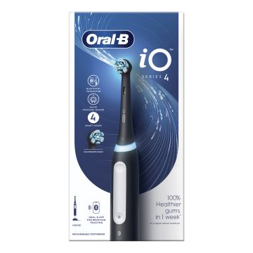 Oral-B iO 4 Spazzolino Elettrico Ricaricabile Nero