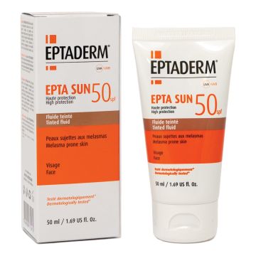 Epta sun spf50 fluido colorato 50 ml