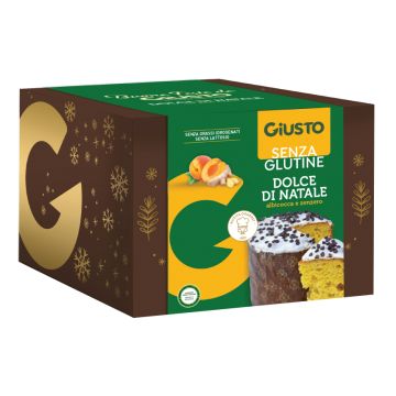 Giusto senza glutine dolce di natale panettone albicocca e zenzero 600 g