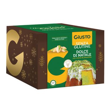 Giusto senza glutine dolce di natale pandoro pistacchio 500 g