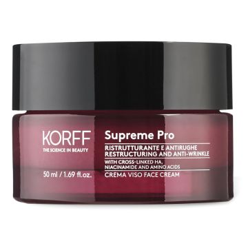 Korff supreme pro ristrutturante antirughe crema viso 50 ml