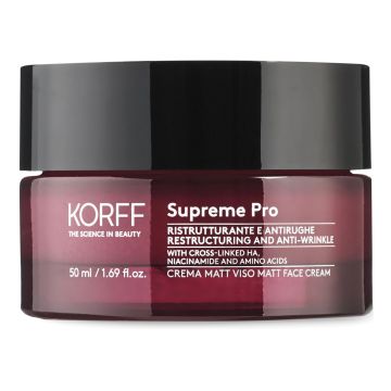 Korff supreme ristrutturante antirughe crema matt viso 50 ml