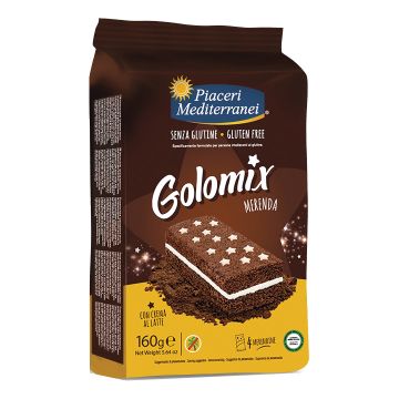 Piaceri mediterranei golomix merenda 4 pezzi da 40 g