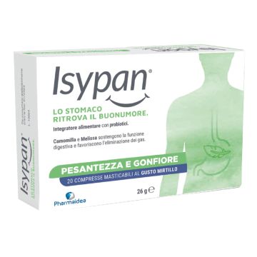 Isypan pesantezza gonfiore 20 compresse masticabili