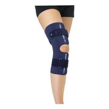 Ginocchiera traspirante aperta con stecche a spirale l