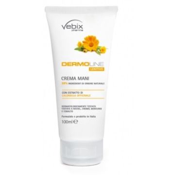 Vebix dermoline crema mani calendula 100 ml
