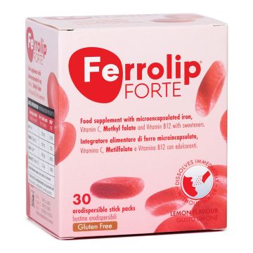 Ferrolip forte 30 stick packs da 1,8 g gusto limone