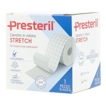 Medipresteril rocchetto rotolo stretch tessuto non tessuto 5 cm x 500 cm