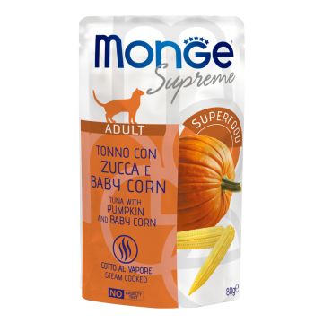 Monge buste supreme adult tonno zucca baby corn 80 g