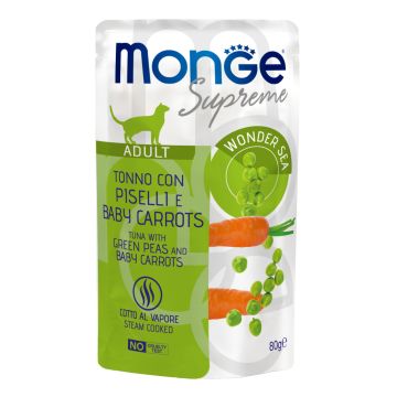 Monge buste supreme adult tonno piselli carote 80 g