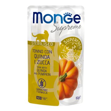 Monge buste supreme sterilised tonno quinoa zucca 80 g Monge buste supreme sterilised tonno quinoa zucca 80 g