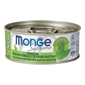 Monge supreme senior tonno riso integrale matcha te verde 80 g