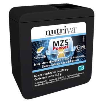 Nutriva mzs pocket 60 compresse masticabili
