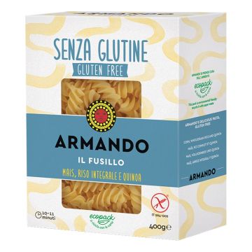 Il gluten free di armando il fusillo mais riso integrale e quinoa 400 g