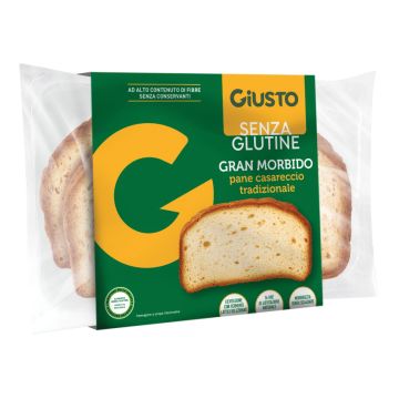 Giusto senza glutine gran morbido pane casareccio 200 g