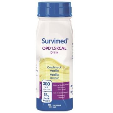 Survimed opd 1,5 kcal drink vaniglia 4 flaconi da 200 ml