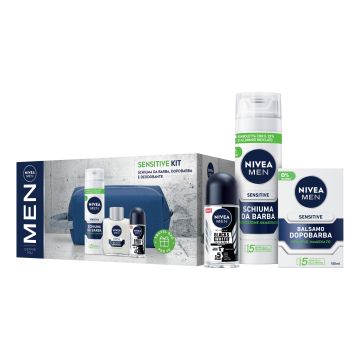 Nivea men sensitive giftpack 2022 3 pezzi