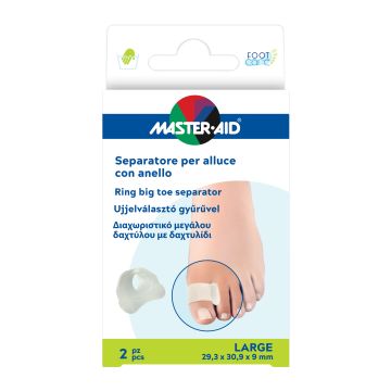 Footcare separatore alluce anello large 2 pezzi