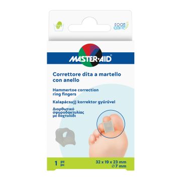 Footcare correttore dita martello anello 1 pezzo