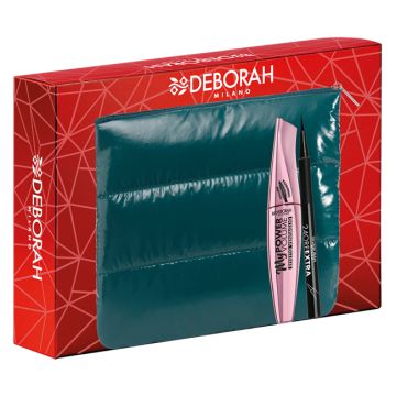 Deborah promo pochette 2022 05 contenente 1 mascara my power volume codice mdv018121-1 eyeliner 24 ore extra codice 004204