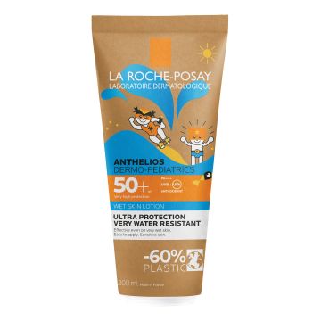 Anthelios gel pelle bagnata bambino 50+ 200 ml paperpack