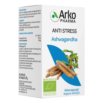 Arkocapsule Ashwagandha Bio 60 Capsule