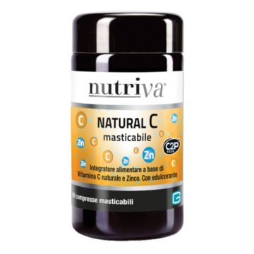 Nutriva natural c 60 compresse masticabili