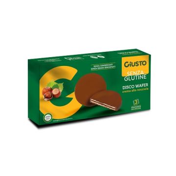 Giusto senza glutine disco wafer 3 pezzi da 30 g